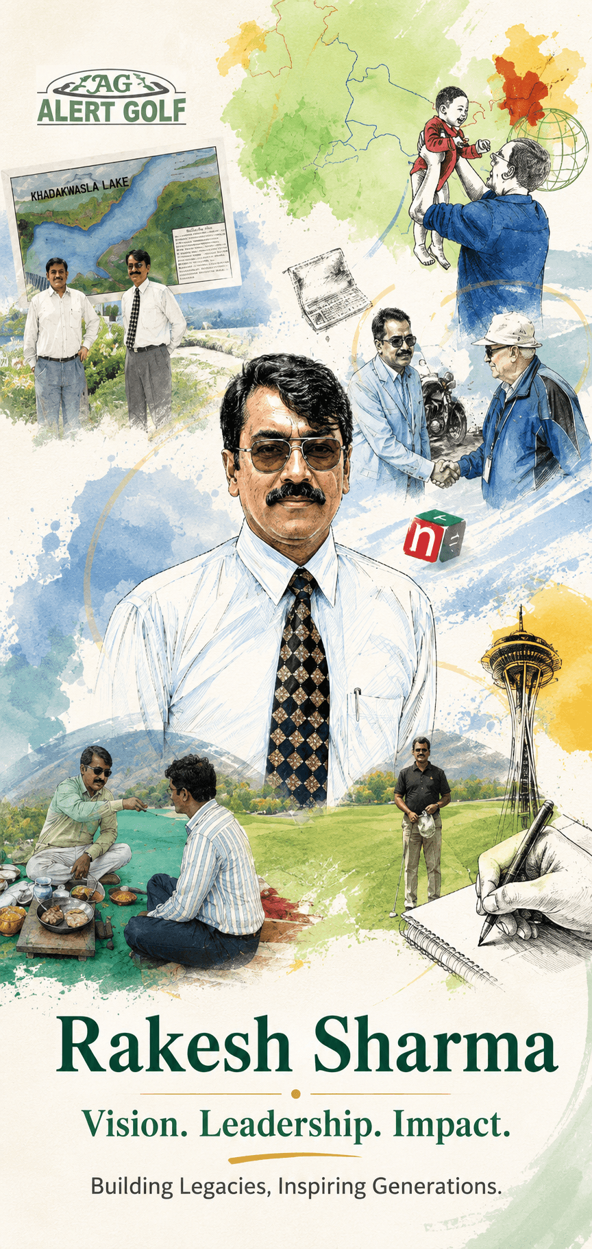 Rakesh Sharma — a life in moments: golf, family, community, and leadership